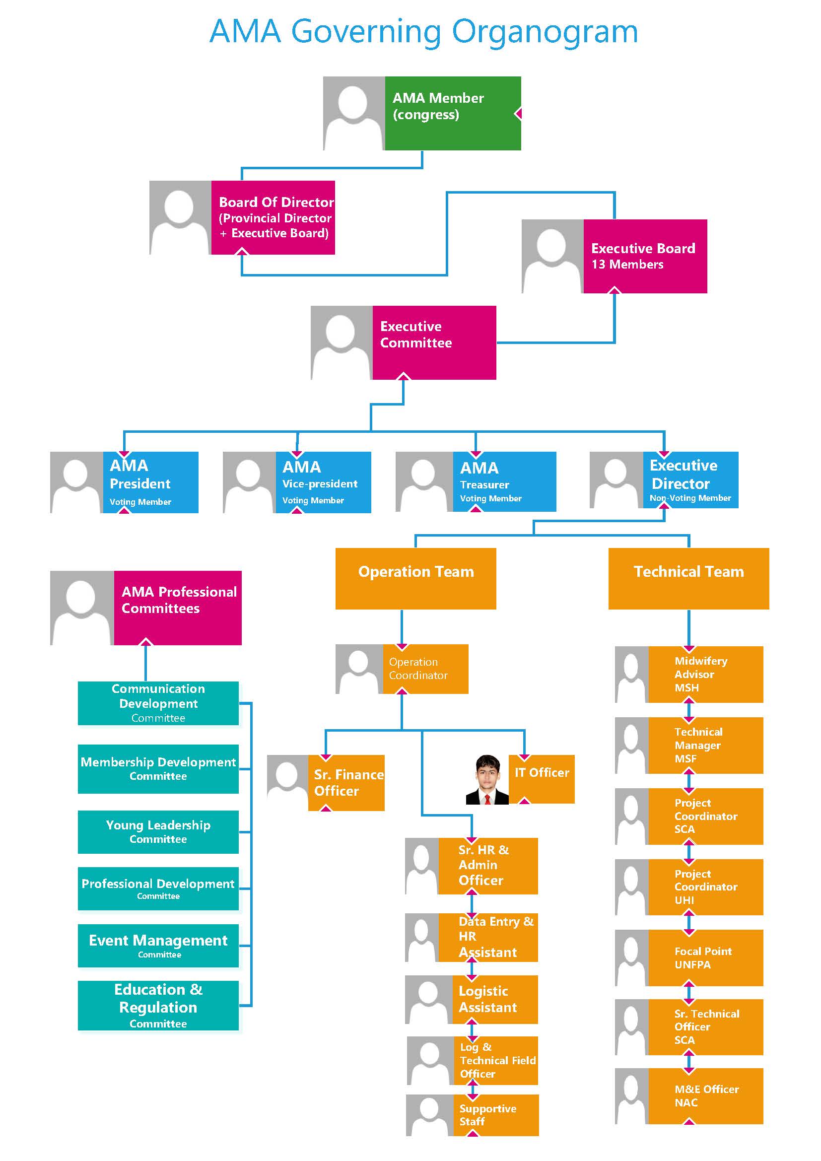 AMA Governing Organogram – Afghan Midwives Association